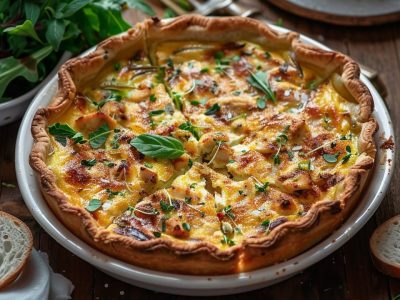 Recette de Quiche au Poulet et Curry : Une Délicieuse Fusion de Saveurs