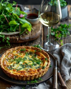 Quiche aux asperges vertes