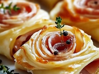Roulés Jambon Fromage : la recette facile et savoureuse