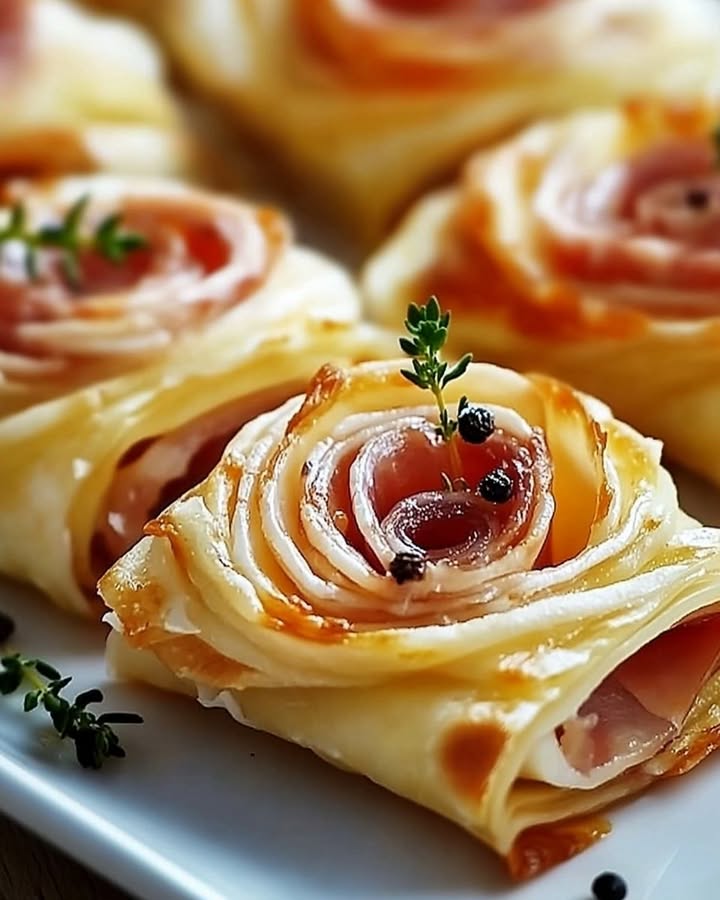 Roulés Jambon Fromage