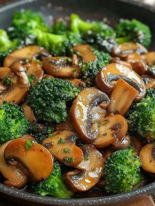 Sauté Brocoli Champignons