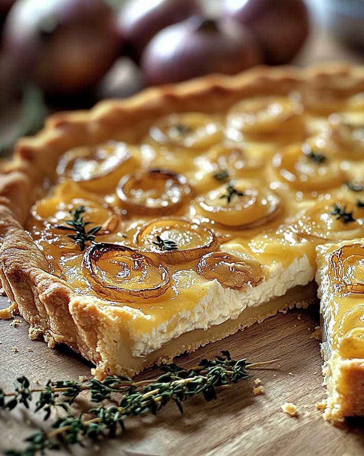 Tarte Chèvre Caramélisée