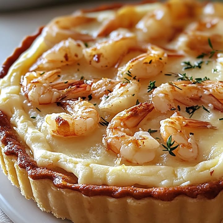 Tarte Crevettes Délicieuse