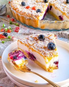 Tarte Myrtilles Crémeuse