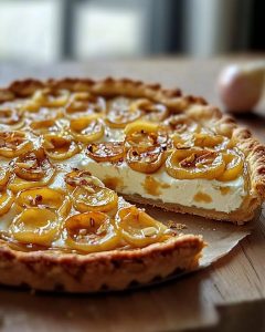 Tarte Oignons Chèvre