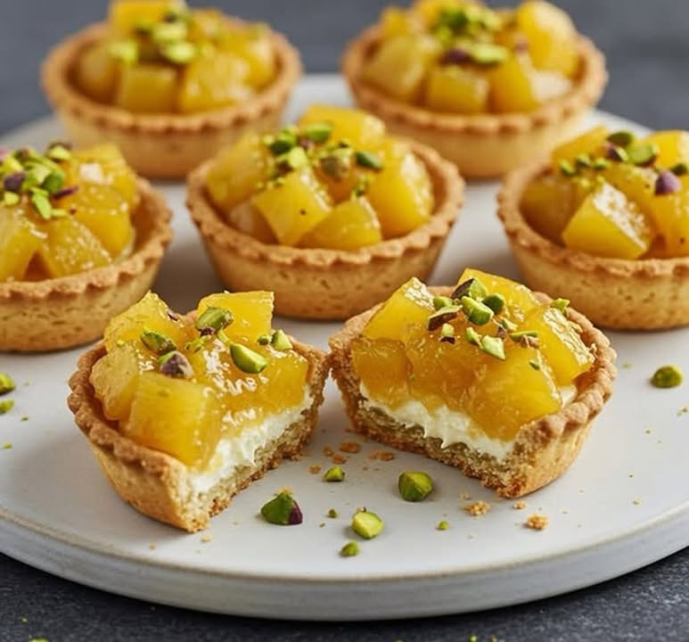 Tartes Pistache Ananas