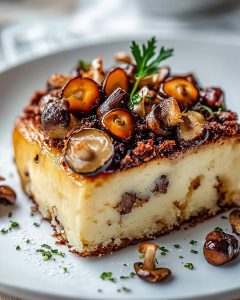 Cake Champignons Noisettes : Recette Facile et Délicieuse