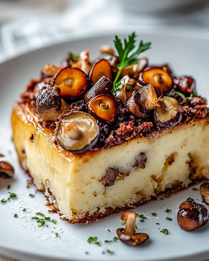 Cake Champignons Noisettes
