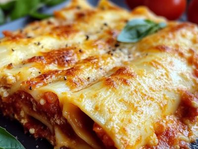 Cannellonis Savoureux Fondants : Recette Facile et Délicieuse