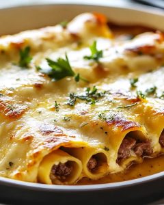 Recette de Cannellonis Viande Savoureux : Facile et Délicieux
