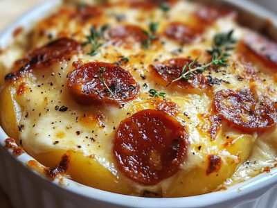 Gratin Chorizo Tomate : Recette Réconfortante et Délicieuse