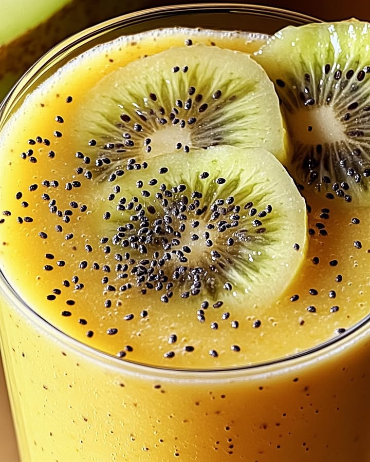 Smoothie Kiwi-Banane Énergisant pour Débuter la Journée