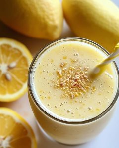 Smoothie Énergisant Citron: Fraîcheur et Vitalité en 5 Minutes