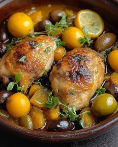 Tajine Poulet Agrumes : Recette Marocaine Authentique et Délicieuse