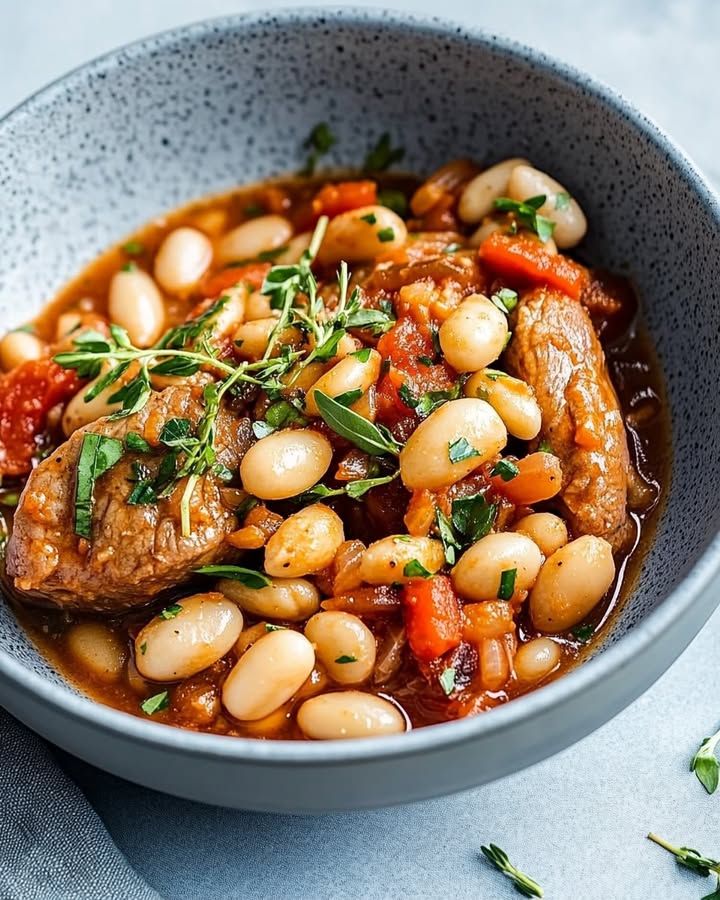 Recette de Bœuf Haricots Mijotés : Réconfort et Saveurs Intenses
