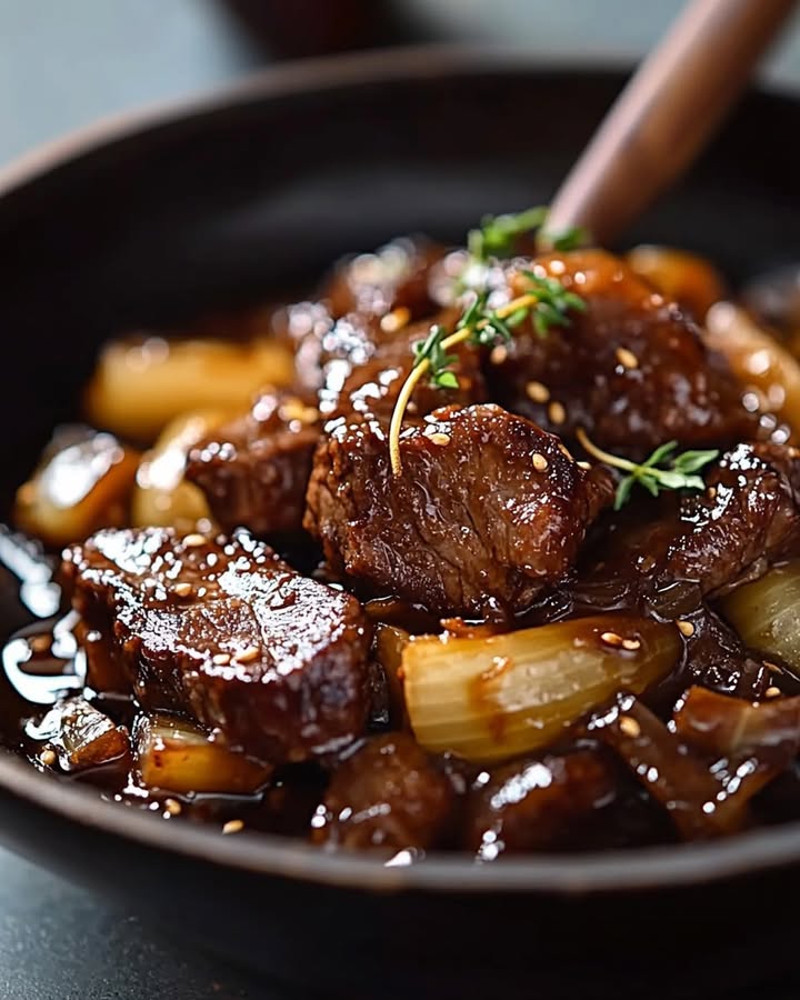 Bœuf Oignons Sauté : Recette Gagnante et Facile à Découvrir
