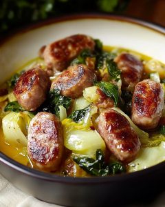 Chou Braisé aux Saucisses : Recette Réconfortante et Traditionnelle