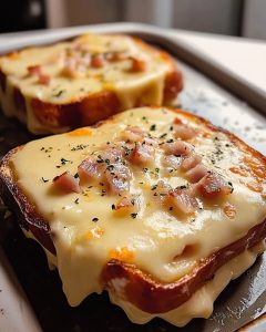 Croque-Monsieur Gourmand : Recette Facile et Délicieuse