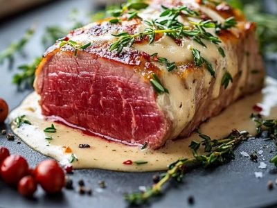 Filet Mignon Boursin Fondant : Recette Facile et Délicieuse