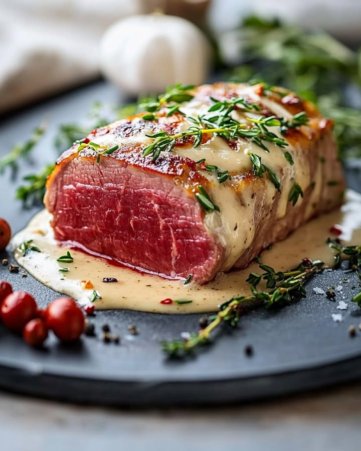 Filet Mignon Boursin Fondant : Recette Facile et Délicieuse