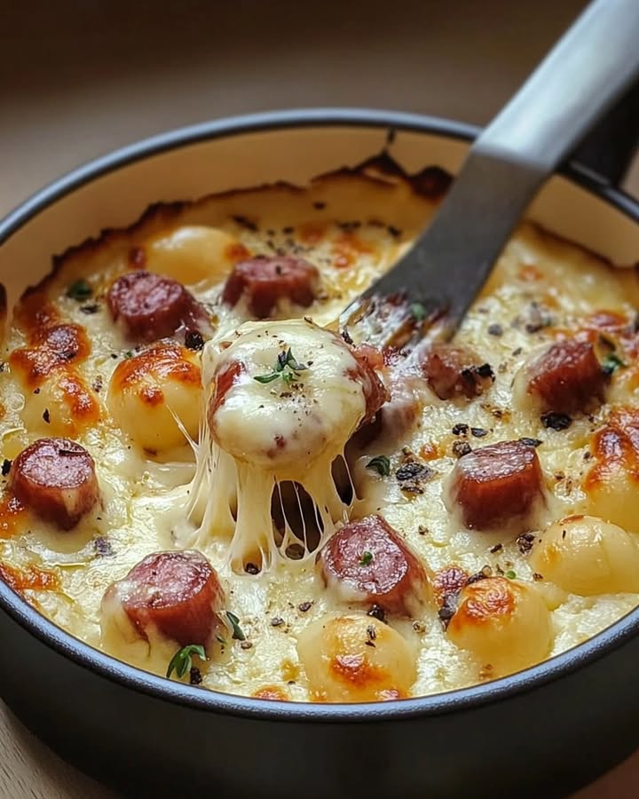 Fondue Crémeuse Saucisses : Recette Facile et Délicieuse