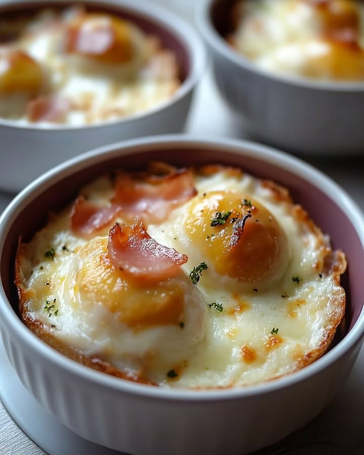 Gratin Oeufs Jambon : Recette Facile et Réconfortante