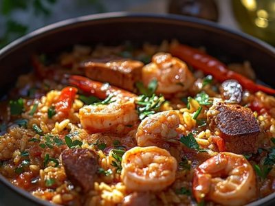 Recette de Jambalaya Épicée : Délicieux et Facile à Préparer