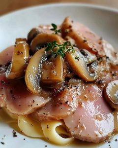 Recette Facile : Tagliatelles Jambon Madère Délicieuses