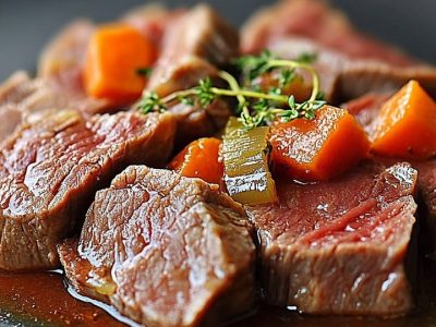 Langue Bœuf Piquante : Recette Épicée et Délicieuse