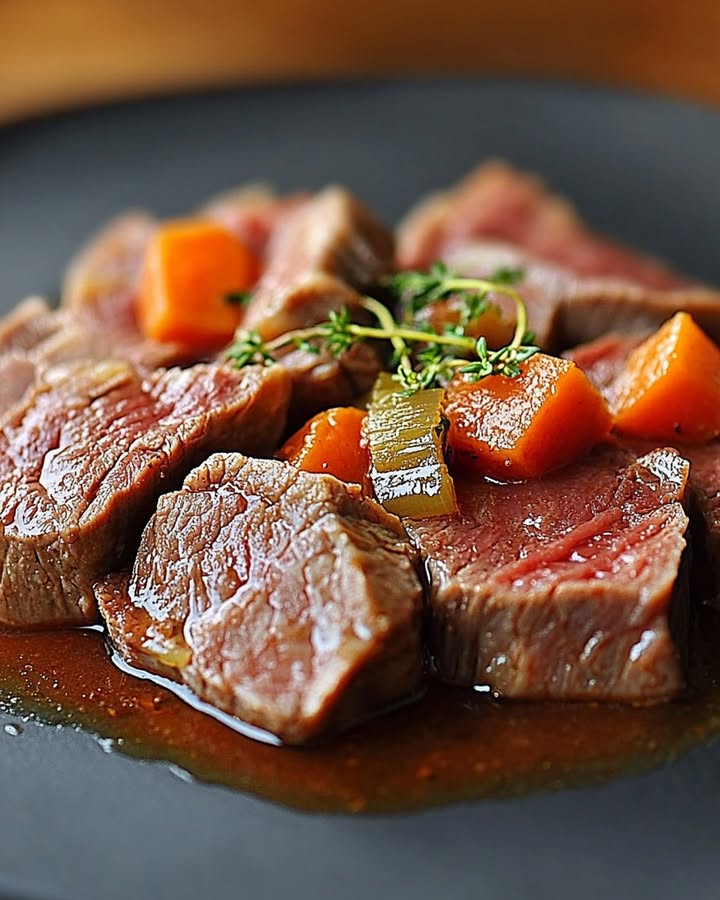 Langue Bœuf Piquante : Recette Épicée et Délicieuse
