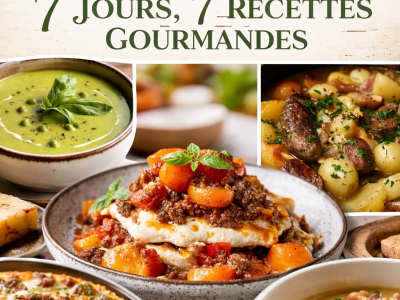 Menu de la Semaine Économique : 7 Jours, 7 Recettes Gourmandes