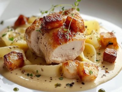 Recette de Pâtes Poulet Boursin : Facile et Délicieuse