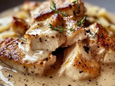 Pâtes Poulet Crémeuses : Recette Simple et Réconfortante