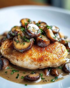 Poulet Champignons Croustillant : Recette Facile et Délicieuse