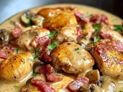 Recette Incontournable : Poulet Moutarde Champignons