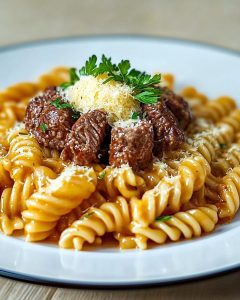 Rotini Bœuf Crémeux: Recette Facile et Délicieuse