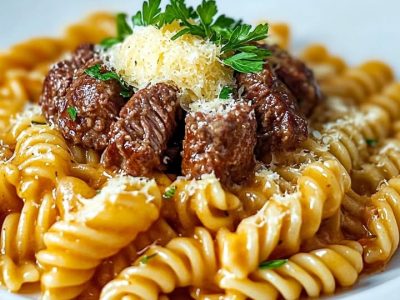 Rotini Bœuf Crémeux: Recette Facile et Délicieuse