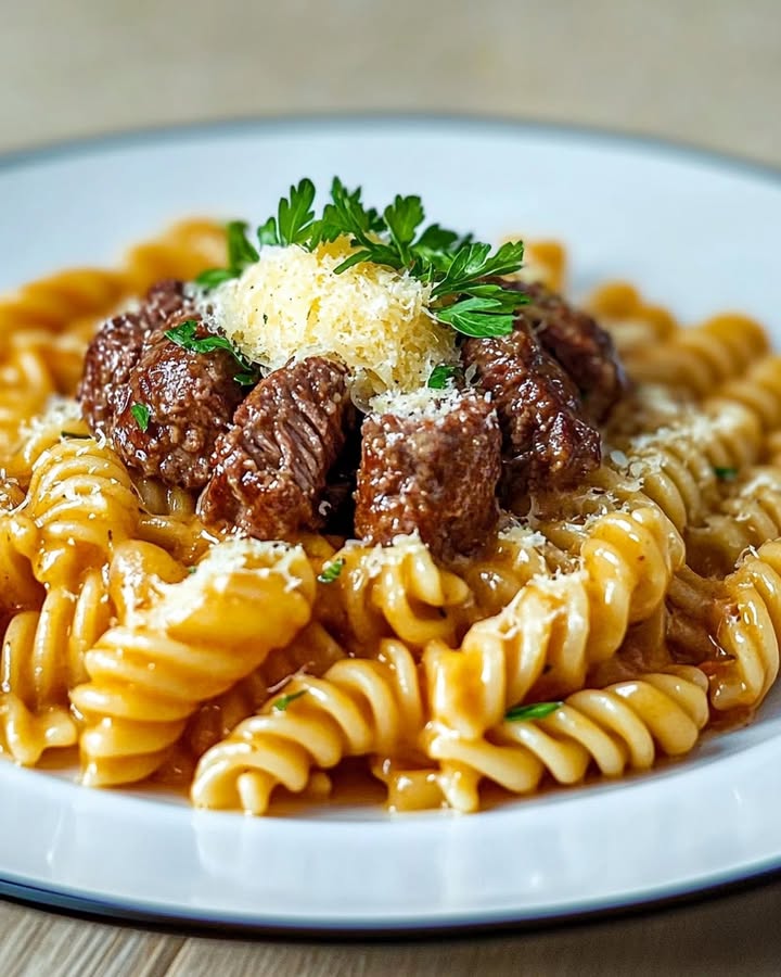 Rotini Bœuf Crémeux: Recette Facile et Délicieuse