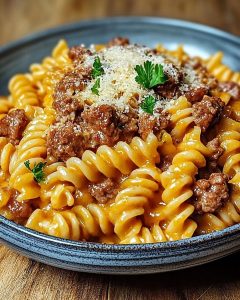 Rotini Crémeux Bœuf : Recette Facile et Délicieuse