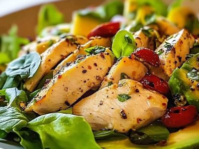 Salade Avocat Poulet Fraîche et Délicieuse Recette