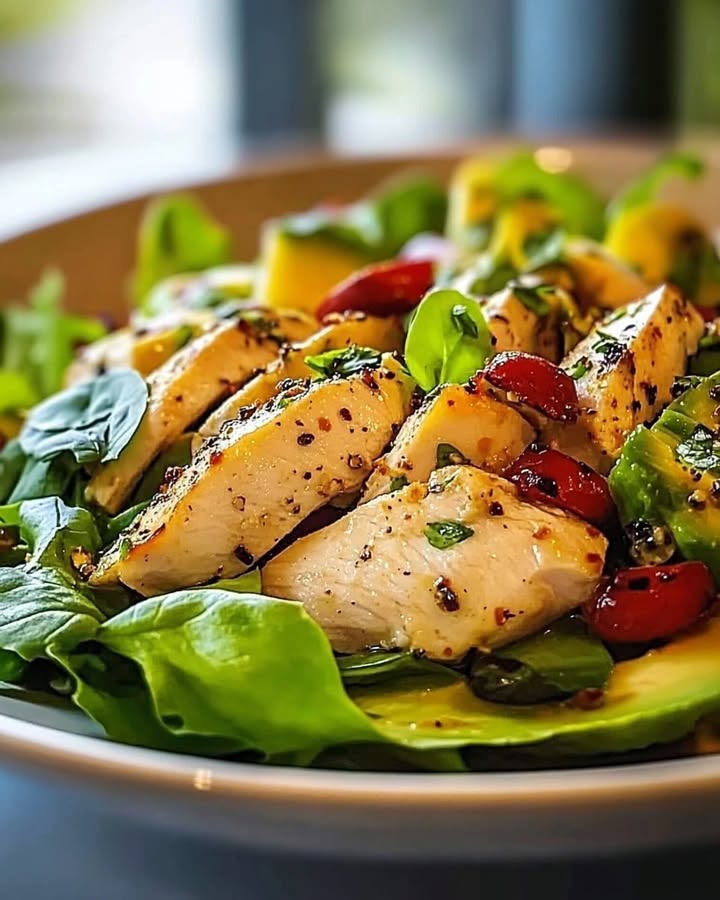 Salade Avocat Poulet Fraîche et Délicieuse Recette