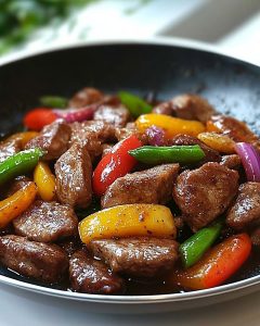 Sauté Bœuf Poivrons Savoureux: Recette Facile et Délicieuse