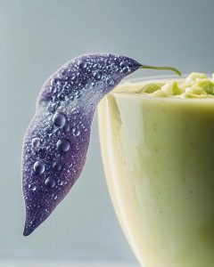 Smoothie Avocat Myrtilles Frais et Régénérant