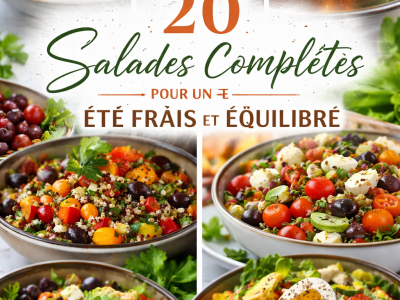 20 Salades Complètes pour un Été Frais et Équilibré