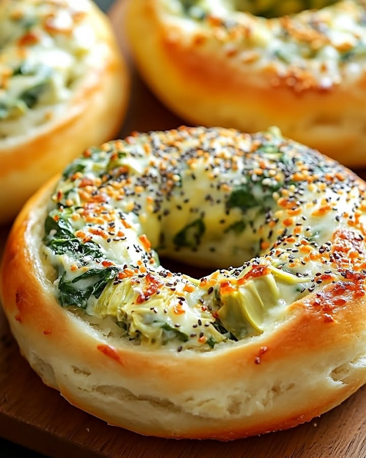 Bagels Épinards Fromage : Recette Facile et Délicieuse