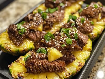 Bateaux Ananas Teriyaki : Recette Exotique et Gourmande