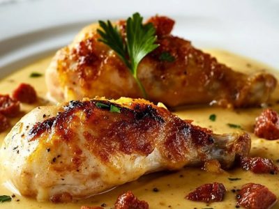 Poulet Chorizo Crémeux : Recette Facile et Délicieuse