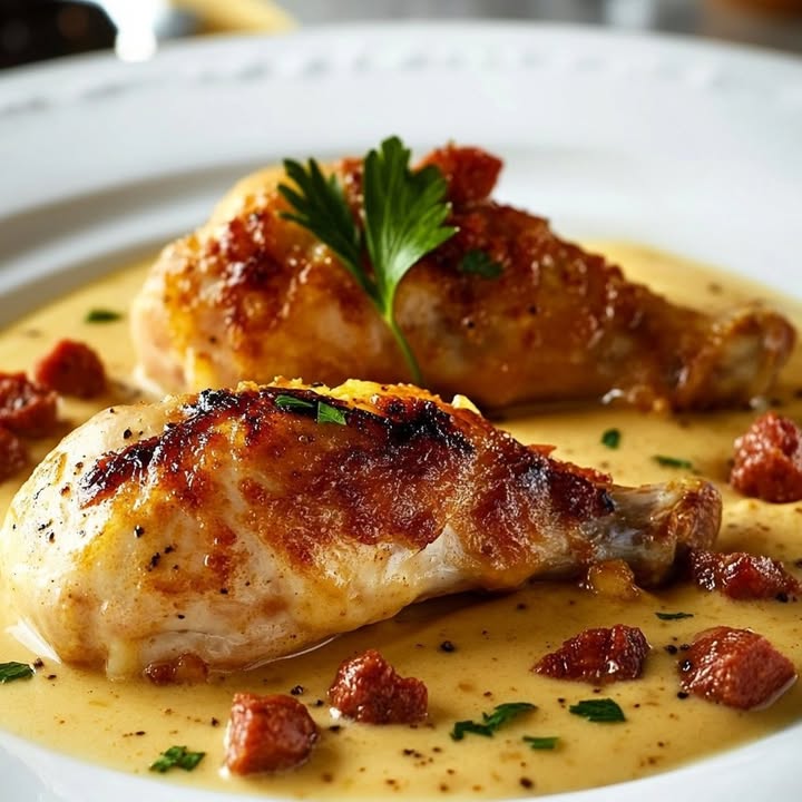 Poulet Chorizo Crémeux : Recette Facile et Délicieuse