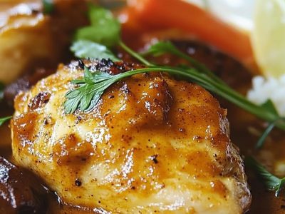 Poulet Coco Épicé : Recette Réconfortante et Facile à Préparer