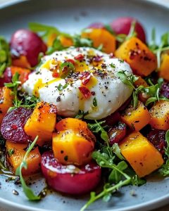 Salade Rôtie Burrata : Recette Italienne Facile et Délicieuse